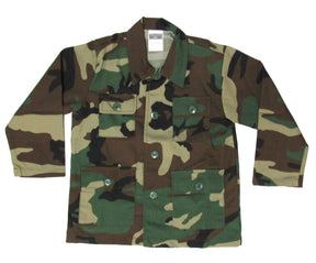 Kids Woodland Military Uniform Jacket