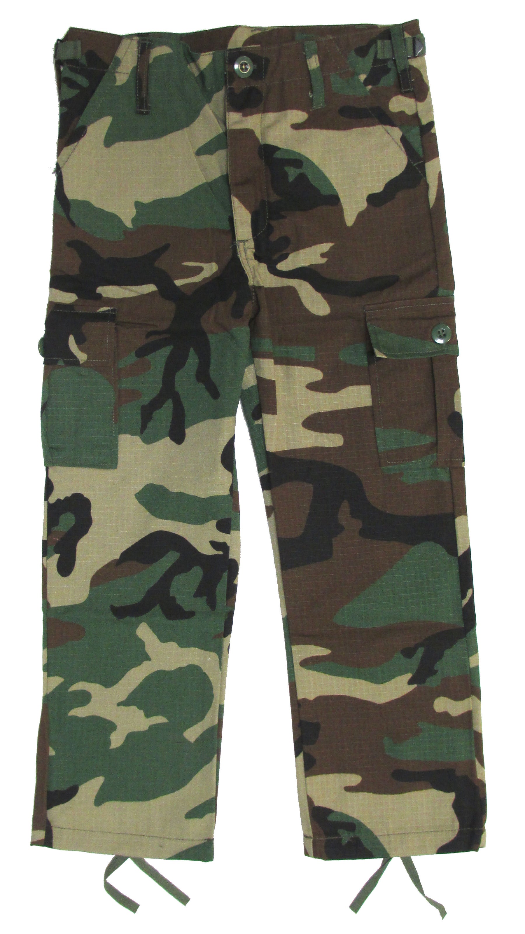 Kids Woodland Military Uniform Pants
