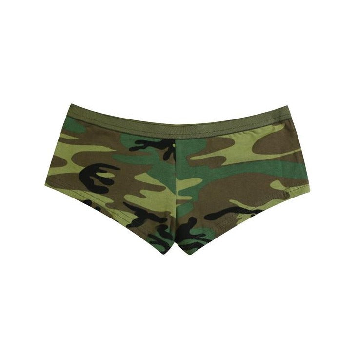 ROTHCO 5476 - Women's Woodland Camo BLANK Booty Shorts