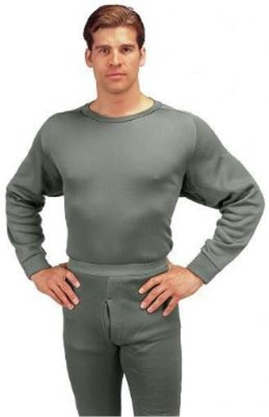 CLEARANCE - Rothco Cold Weather Polypro Crewneck Shirt