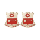 577th Engineer Battalion Unit Crest - Pair - AGENDO GNAVITER