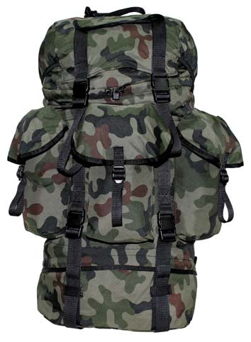 Polish Army WZ 97 Military Surplus Camo Backpack