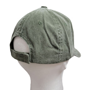 NAVY 3D Text Ballcap with Eagle Logo - OLIVE DRAB