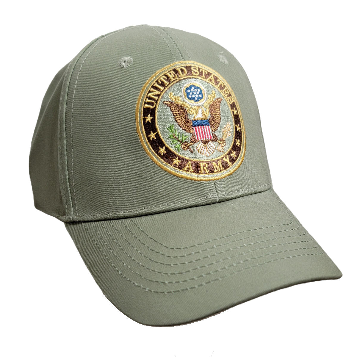United States Army Seal Emblem Ballcap - OLIVE DRAB