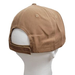 Army 3D Text Ballcap with Seal Emblem Logo - COYOTE BROWN