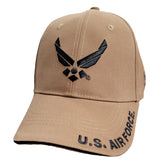 U.S. Air Force Wing Logo Ballcap - COYOTE BROWN