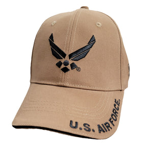 U.S. Air Force Wing Logo Ballcap - COYOTE BROWN