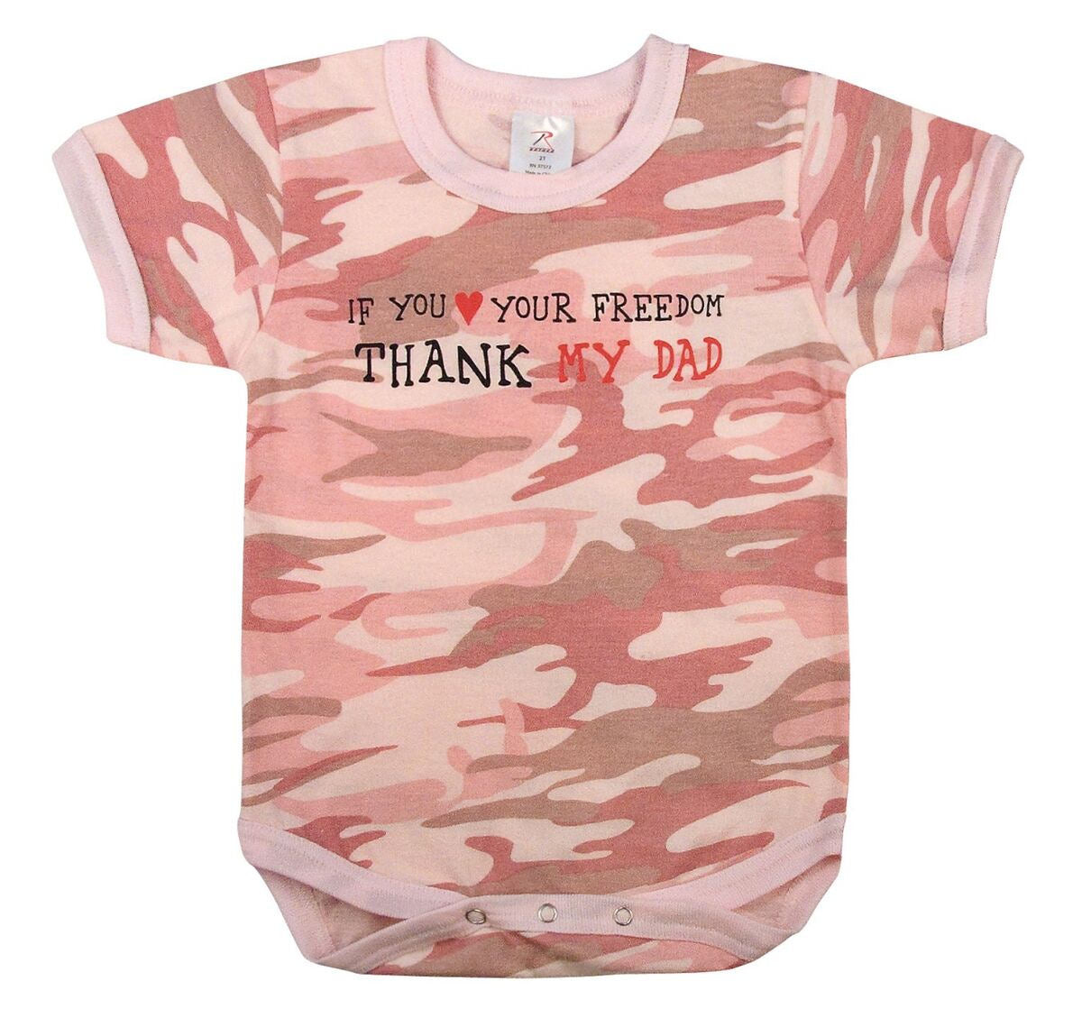 CLEARANCE - Kids Infants Thank My Dad One-Piece Bodysuit