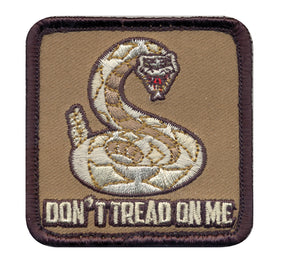 Don't Tread on Me Morale Patch - Tan