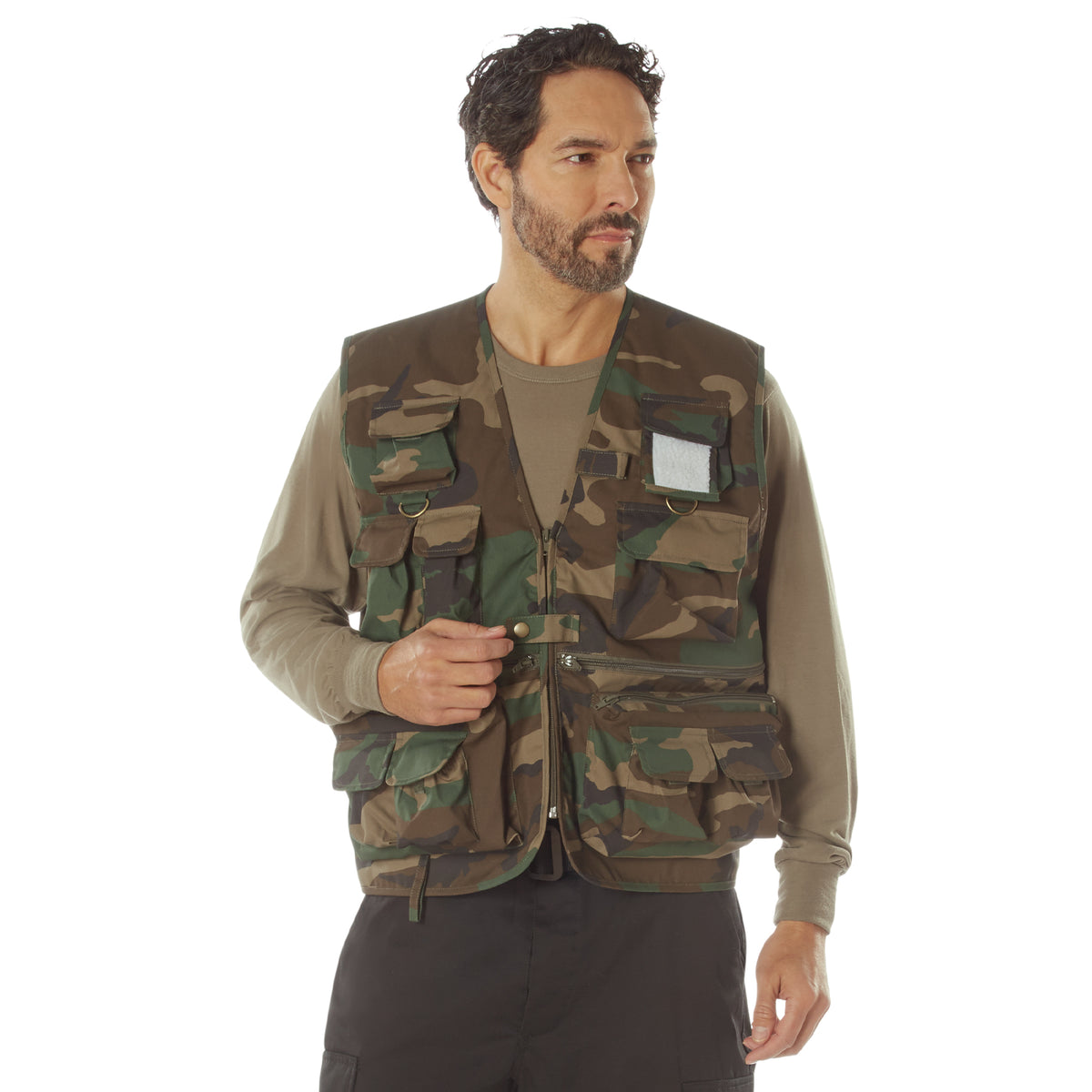 Rothco Uncle Milty Vest - Woodland Camo
