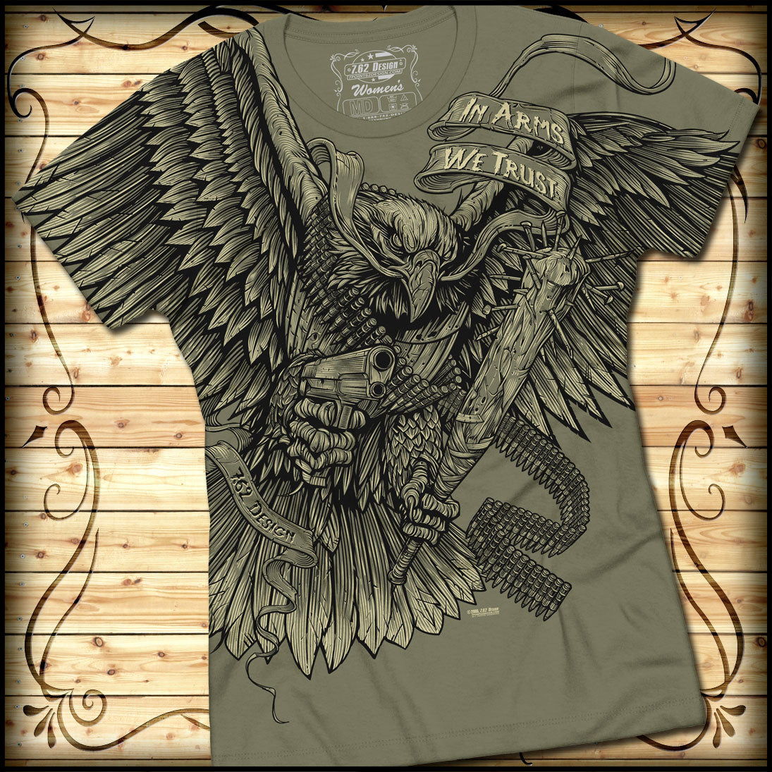 CLEARANCE - Women's In Arms We Trust 7.62 Design T-Shirt