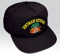 CLEARANCE - Vietnam Veteran Ball Cap with Dragon Insignia