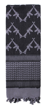 Rothco Crossed Rifles Shemagh Tactical Desert Keffiyeh Scarf