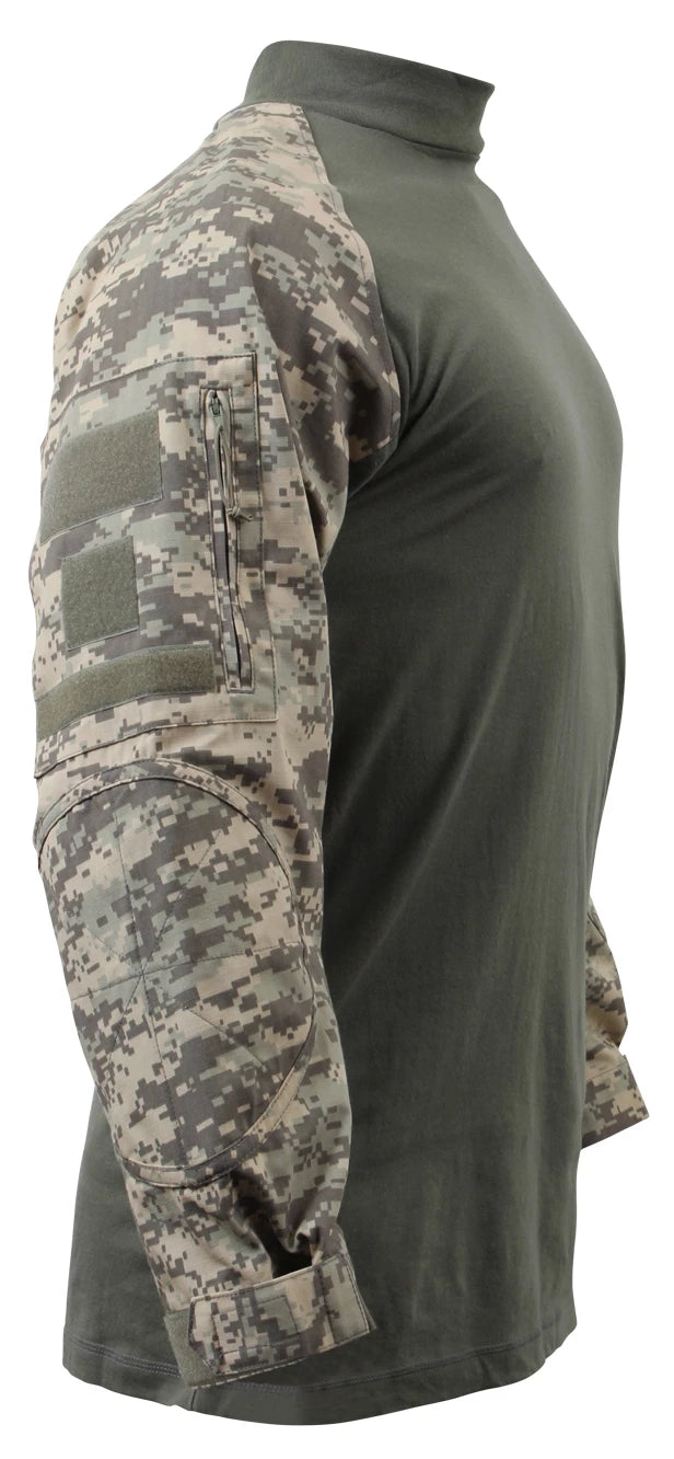 Rothco NYCO FR Fire Retardant Combat Shirt - ACU Digital Camo - alternate view