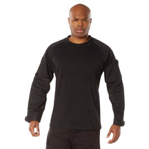 Rothco NYCO FR Fire Retardant Combat Shirt - Black - front view