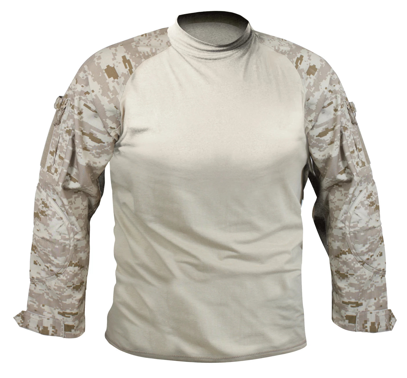 Rothco NYCO FR Fire Retardant Combat Shirt - Desert Digital Camo - front view