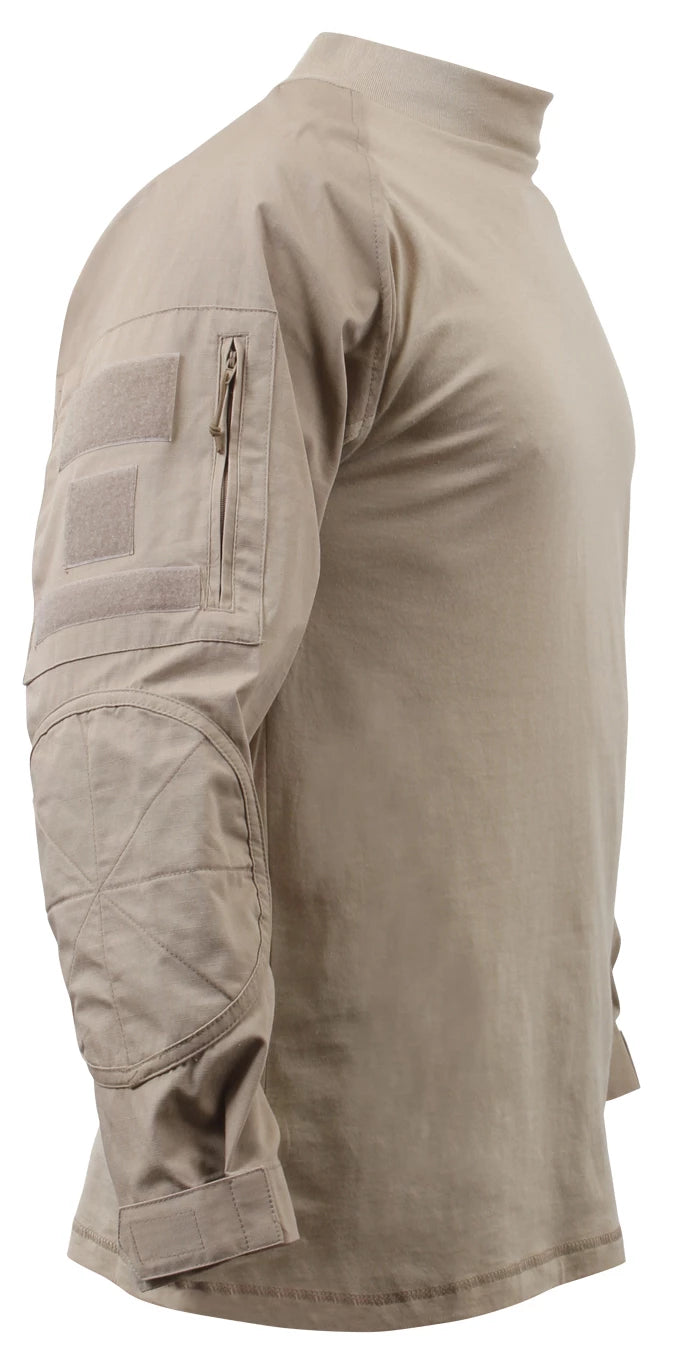 Rothco NYCO FR Fire Retardant Combat Shirt - Desert Sand - alternate view
