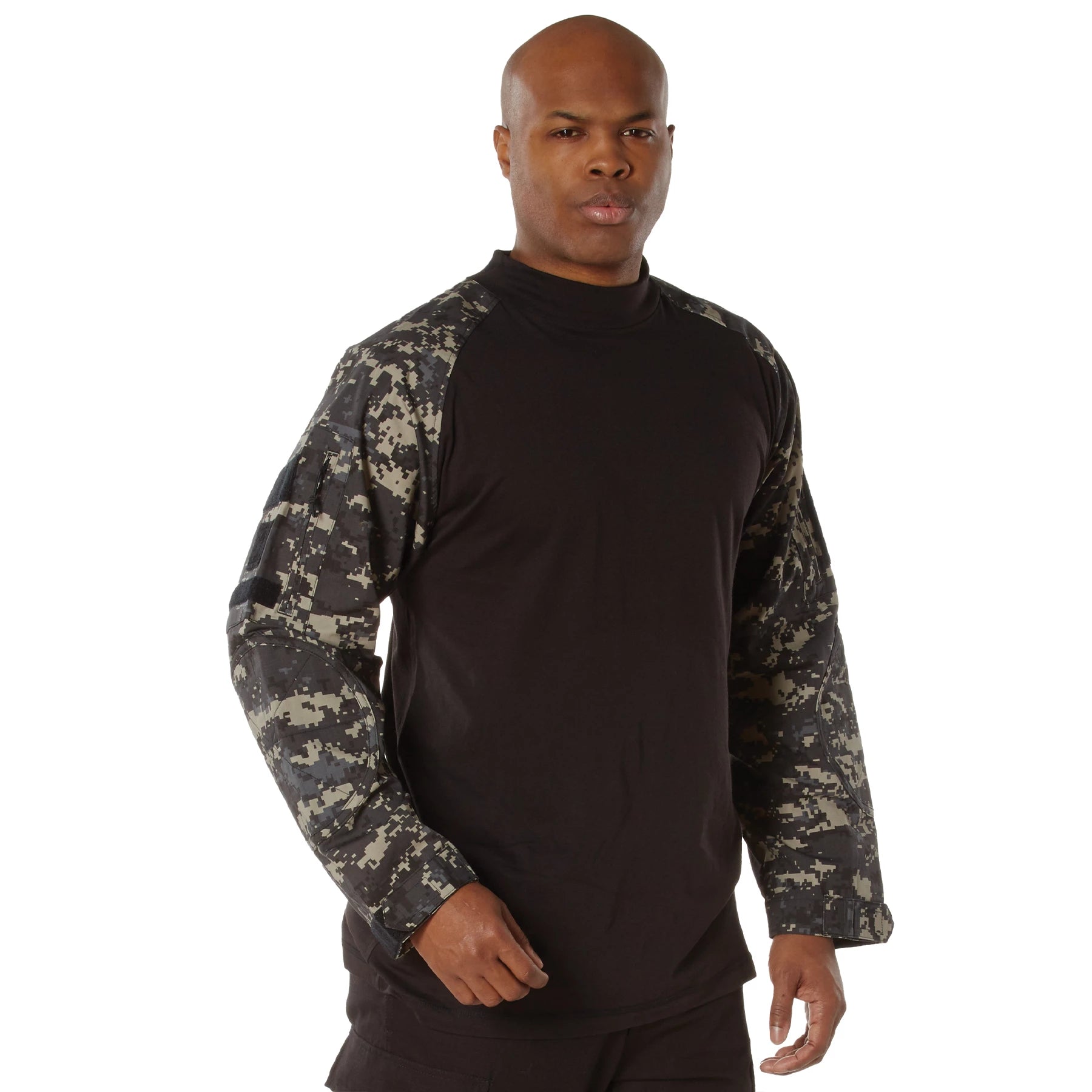 Rothco NYCO FR Fire Retardant Combat Shirt - Subdued Urban Digital Camo - right angle view