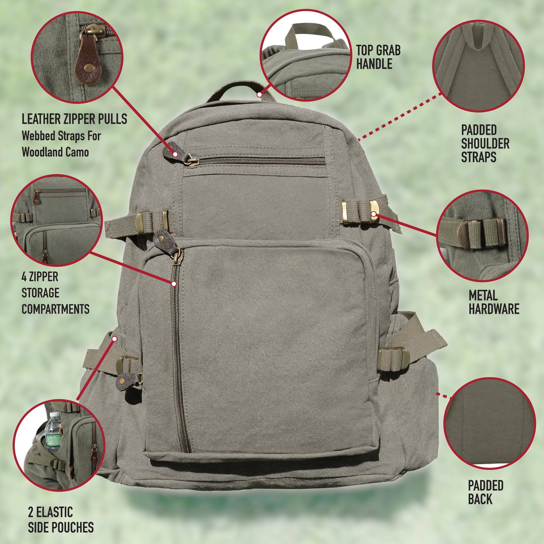 Rothco Jumbo Vintage Canvas Backpack