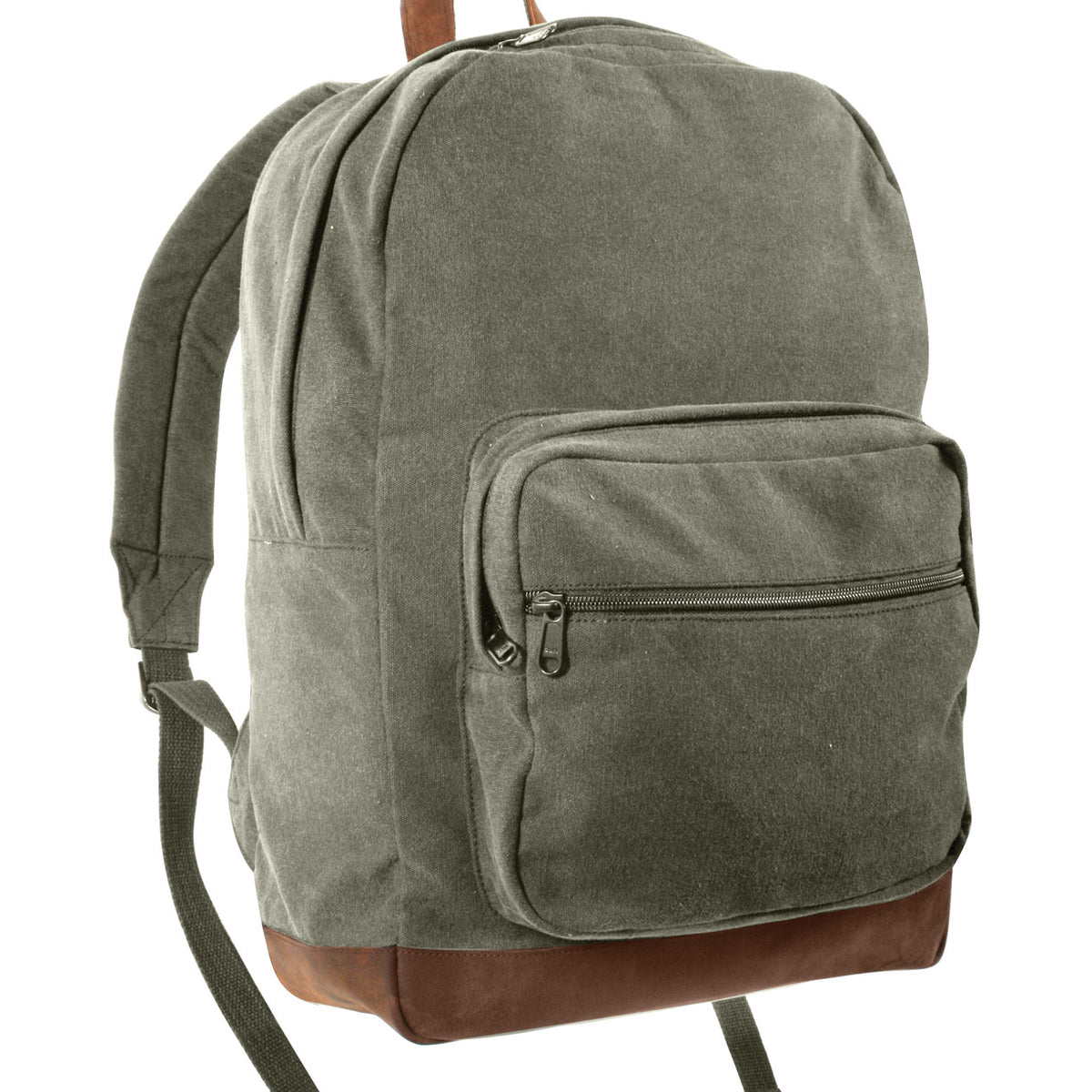 Rothco Vintage Canvas Teardrop Backpack with Leather Accents