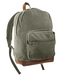 Rothco Vintage Canvas Teardrop Backpack with Leather Accents