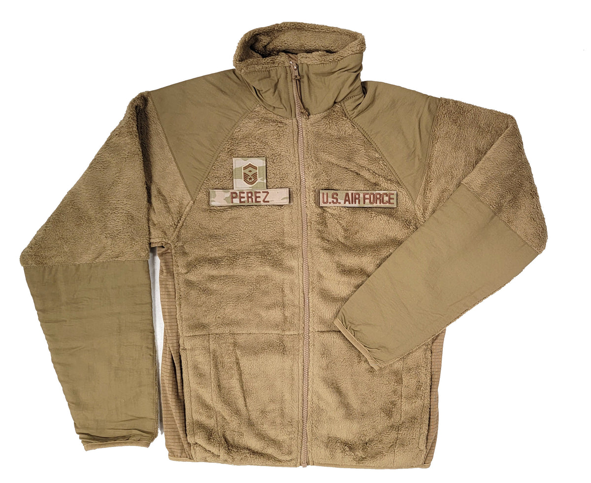 U.S. AIR FORCE OCP Fleece Jacket GEN III ECWCS with Insignia