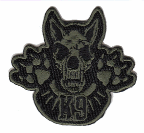 CLEARANCE - K9 Skull Morale Patch