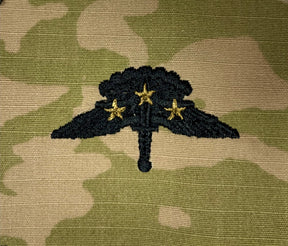 Combat Free Fall Parachutist - U.S. Army OCP Occupational Badge - Embroidered Sew-On