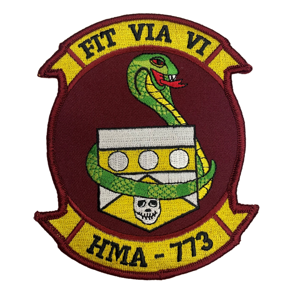 HMA773 "FIT VIA VI" Officially Licensed USMC Patch CLEARANCE!