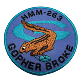 HMM-263 Gopher Broke - Sew-On Patch