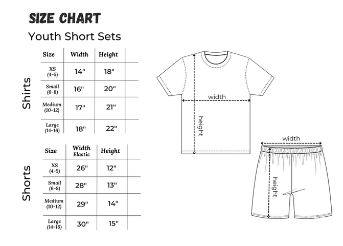 Kids Army PT Uniform - 2 Piece Shirt/Shorts