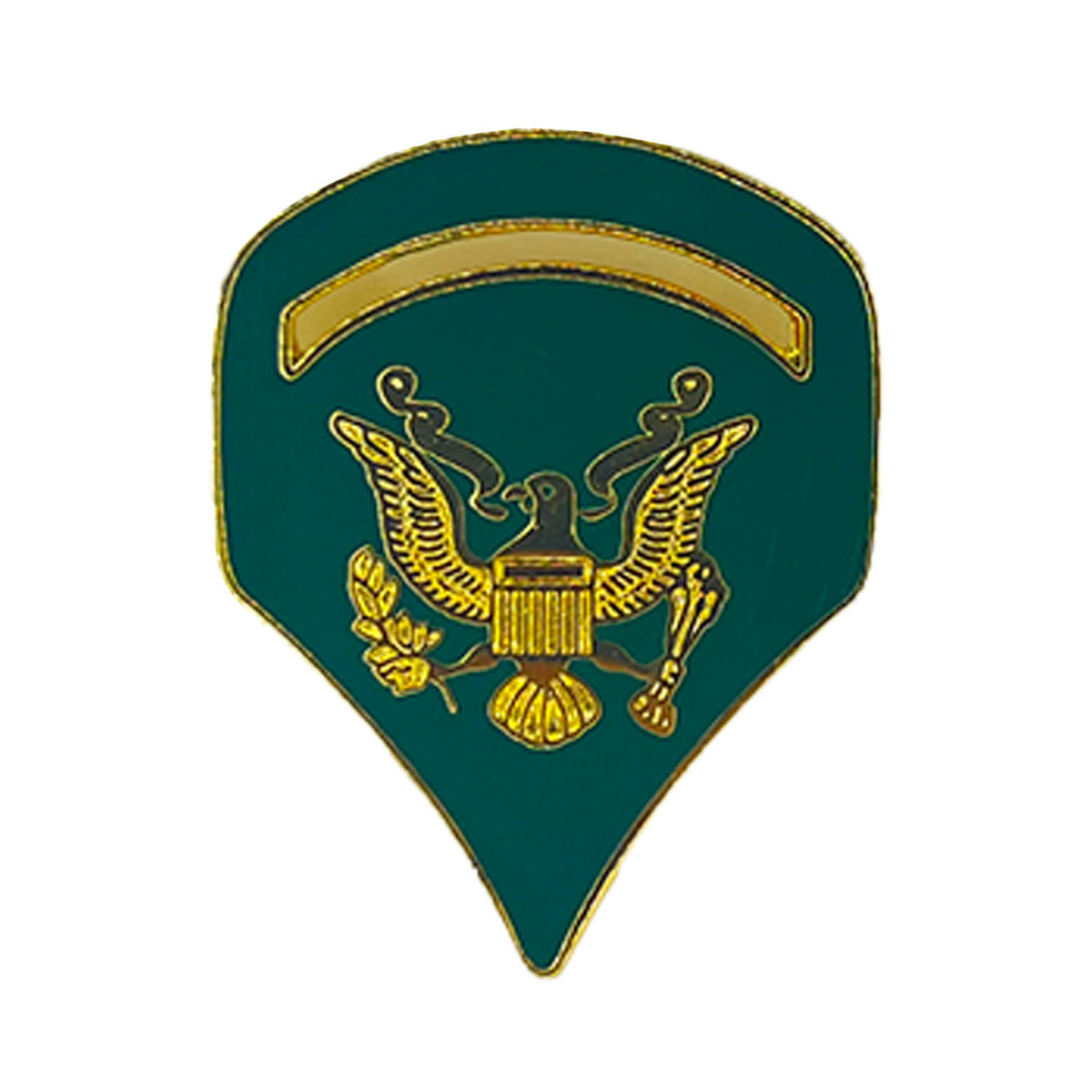 U.S. Army Specialist E-5 Rank Insignia Metal Pin