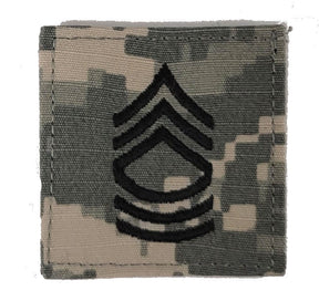 U.S. Army ACU Rank Insignia with HOOK FASTENER - Each  CLOSEOUT