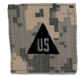 U.S. Army ACU Rank Insignia with HOOK FASTENER - Each  CLOSEOUT