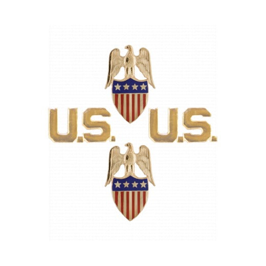 Aide to General Branch Insignia Set with U.S. Letters