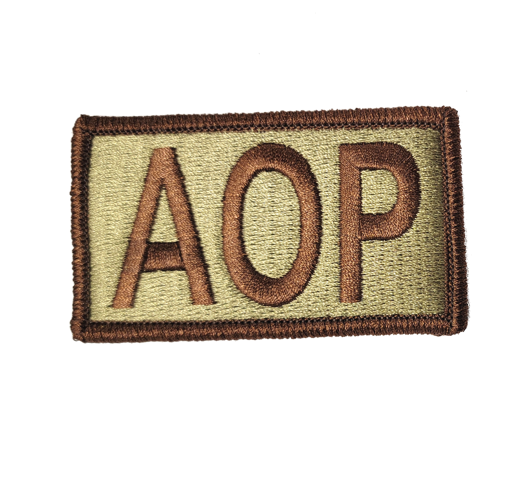 USAF AOP OCP Patch - Duty Identifier Patch - Spice Brown