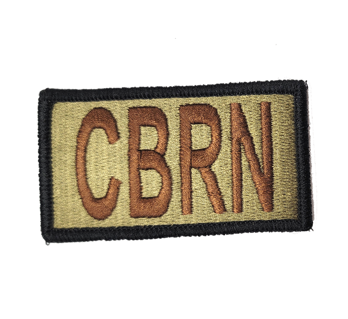 CBRN Duty Identifier Patch - OCP BLACK Border
