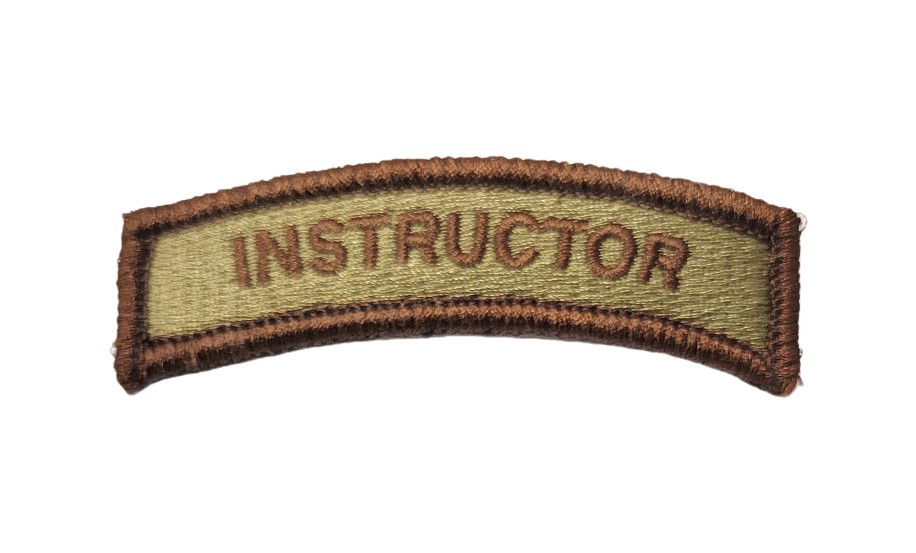 INSTRUCTOR Duty Identifier Patch Tab - OCP Spice Brown