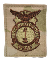 Air Force Fire Protection Badge - Engineer OCP Patch - 1 Bugle