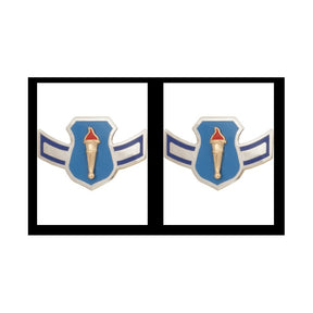 Air Force JROTC Enlisted Rank - Metal Insignia - 1 Pair