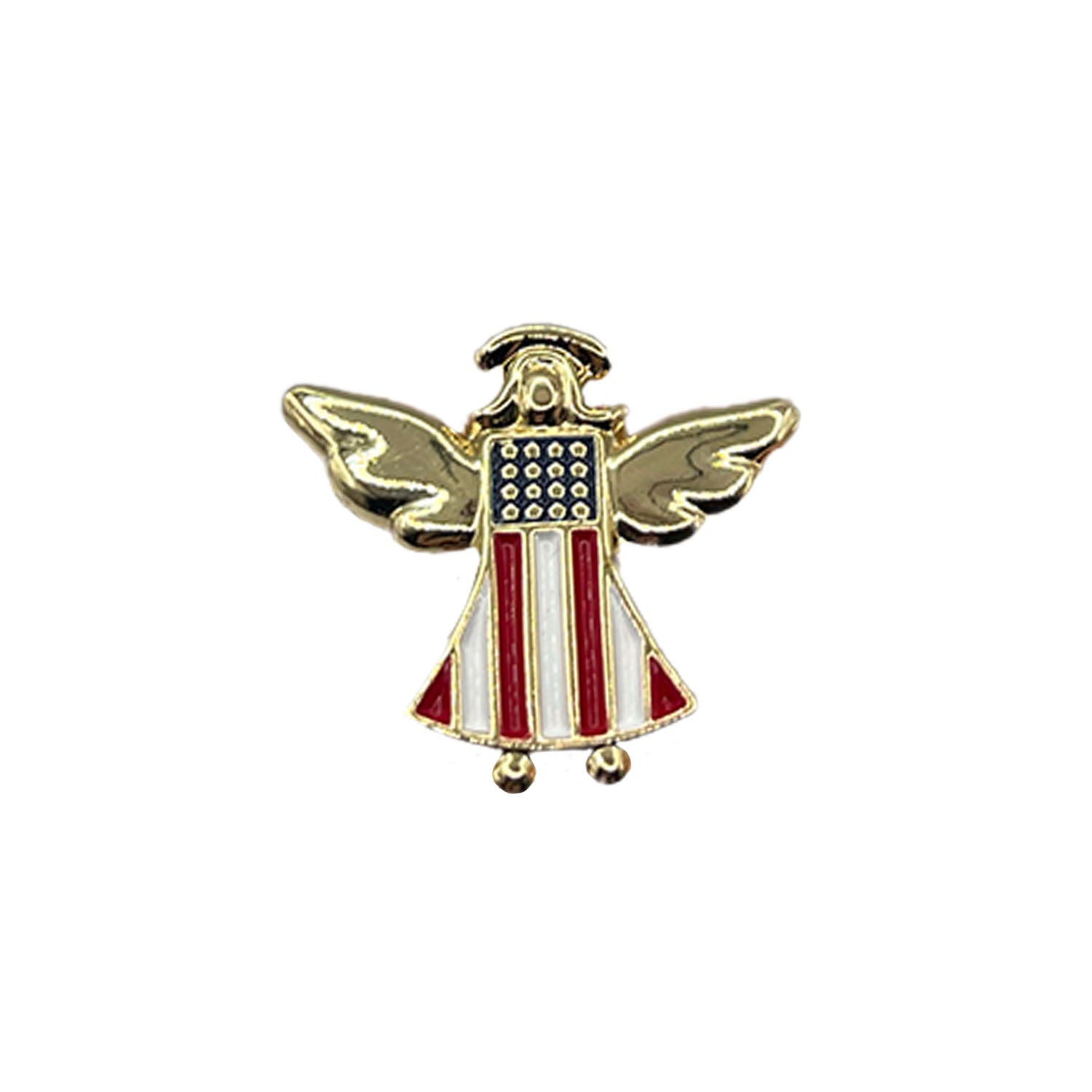 America is my Guardian Angel Metal Pin