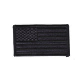 American Flag Patch FORWARD Facing - BLACK on BLACK