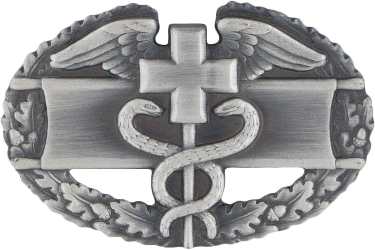 U.S. Army Combat Medical Badge - No Shine Insignia