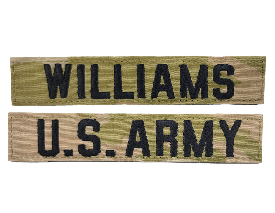 U.S. Army OCP Name Tape and Branch Tape - 2 Piece Set