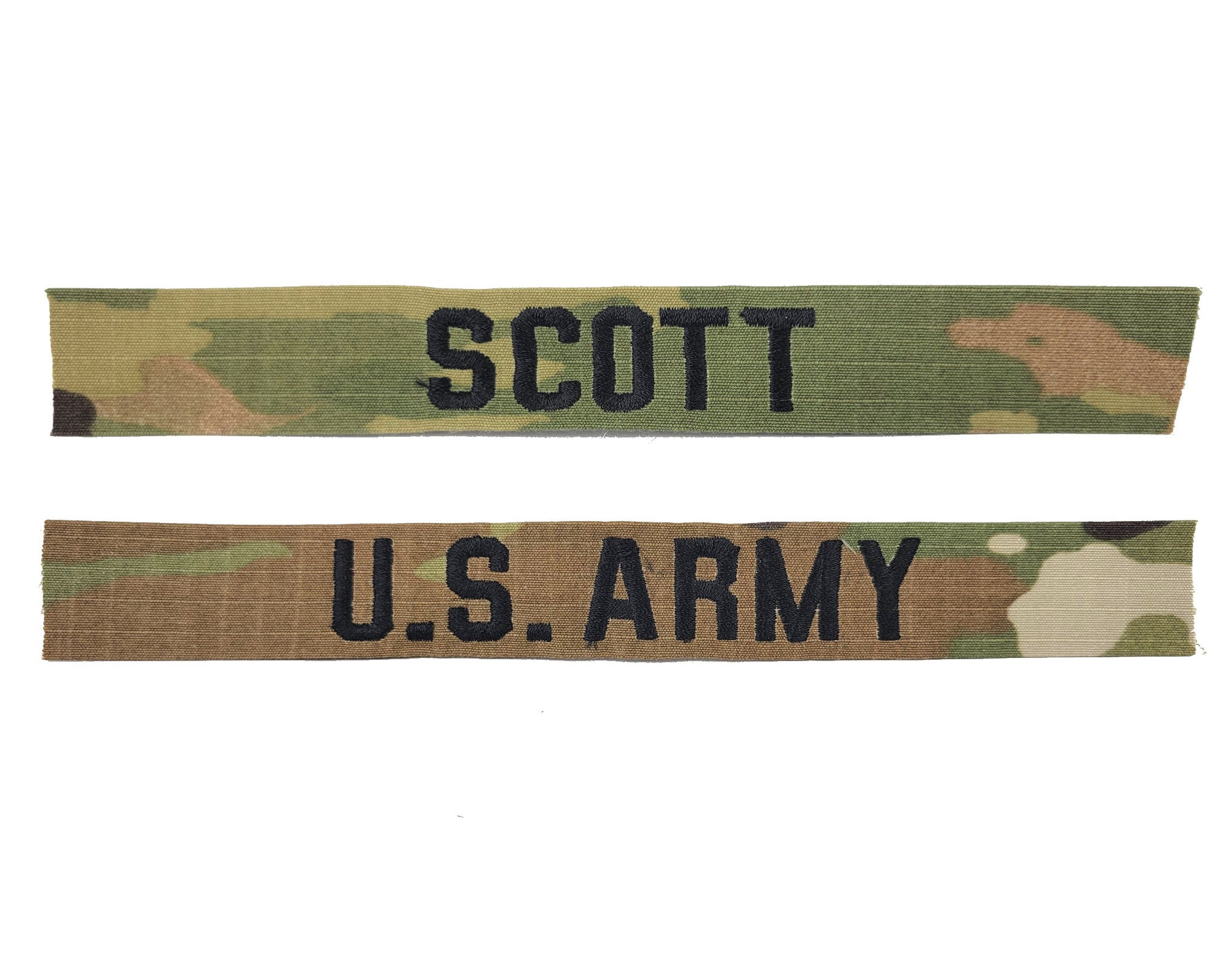 U.S. Army OCP Name Tape and Branch Tape - 2 Piece Set