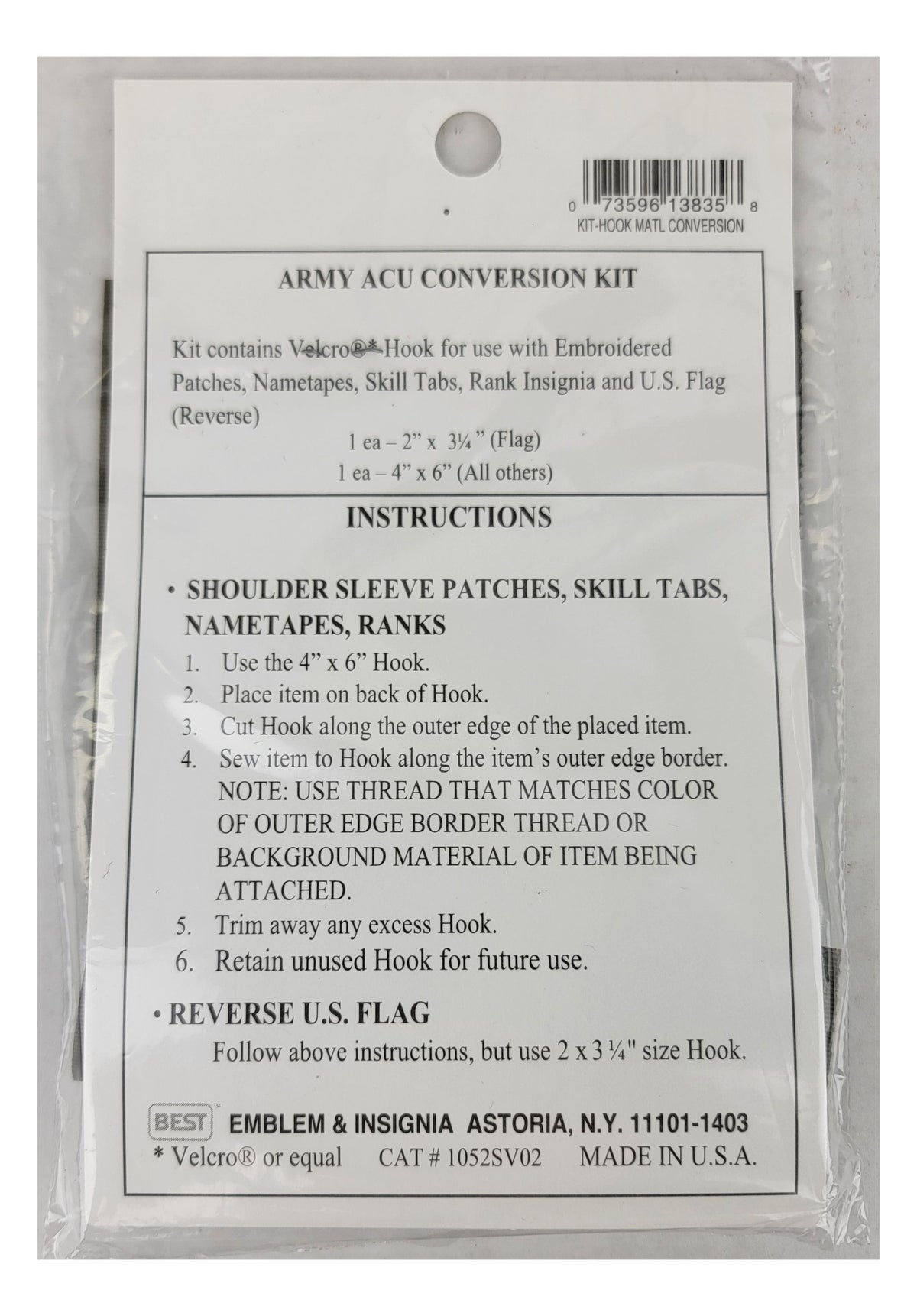 CLEARANCE - Military Surplus Army ACU Conversion Kit