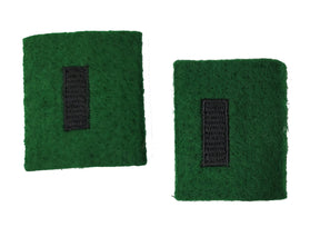 U.S. Army Leadership Tabs - Green Felt Leader Rank - PAIR