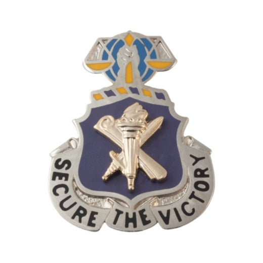 Army Regimental Crest Civil Affairs (Secure the Victory)
