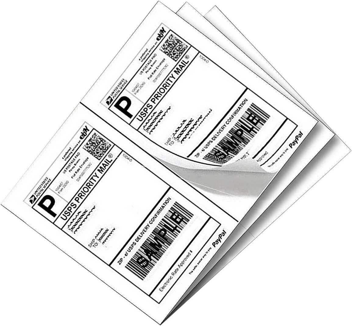 CLEARANCE Internet Shipping Labels - 200 Labels 5.5 x 8.5 inches