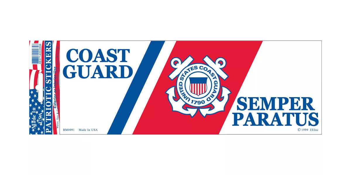 Coast Guard Semper Paratus Bumper Sticker